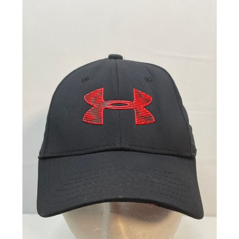 Under Armour hat cap youth small medium 6 1/2" fitted black
